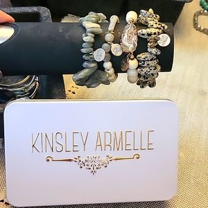 4 Kinsley Armelle stretch bracelets